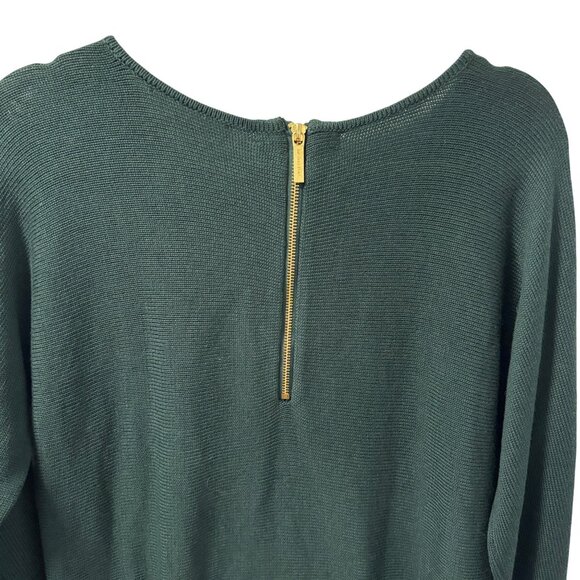 Michael Kors Dark Green Long Sleeve Knit Sweater Sz Small pullover sweater - Picture 10 of 12
